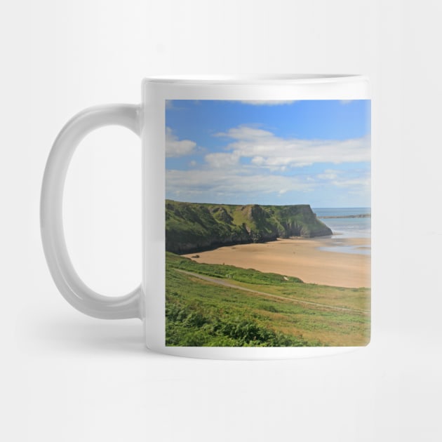 Gower Peninsula, Rhossili Beach & Worm's Head by RedHillDigital